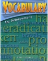 Great Source Vocabulary for Achievement: Student Edition Grade 9 Third Course 2006