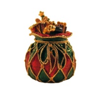 Santa's Toy Bag Figurine & Keepsake Box set with Swarovski Crystals 24K Gold Jewelry Box, Trinket Box, Ring Box, Pill Box Santa's Toy Bag Figurine & Keepsake Box set with Swarovski Crystals 24K Gold Jewelry Box, Trinket Box, Ring Box, Pill Box