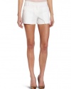 BCBGMAXAZRIA Women's Bruna Patch Pocket Short, Off White, X-Small