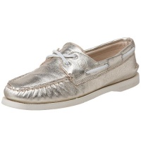 Sperry Top-Sider Women's A/O Boat Shoe,Gold Metallic,10 M US Sperry Top-Sider Women's A/O Boat Shoe,Gold Metallic,10 M US