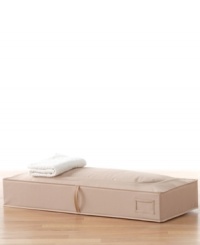Clear the clutter and store more! A quick, smart way to clean up your surroundings, this under-the-bed storage bag protects garments from dust and dirt, so they are always ready for wearing. The space-saving design slides right under the bed, keeping belongings out of sight but close at hand. Clear the clutter and store more! A quick, smart way to clean up your surroundings, this under-the-bed storage bag protects garments from dust and dirt, so they are always ready for wearing. The space-saving design slides right under the bed, keeping belongings out of sight but close at hand.