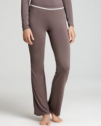 Stretchy and soft, these Calvin Klein pajama pants are a comfortable basic for any sleep shirt. Stretchy and soft, these Calvin Klein pajama pants are a comfortable basic for any sleep shirt.
