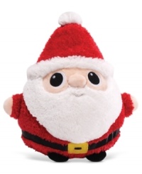 Gund's Jeepers Peepers Santa is up to his eyes in holiday cheer, with a short, squat body and soft, fuzzy feel that's just calling for snuggles. Gund's Jeepers Peepers Santa is up to his eyes in holiday cheer, with a short, squat body and soft, fuzzy feel that's just calling for snuggles.