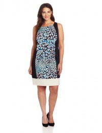 DKNYC Women's Plus-Size Sleeveless Dress With Contrast Sides DKNYC Women's Plus-Size Sleeveless Dress With Contrast Sides