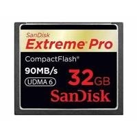 SanDisk 32GB Extreme Pro CF memory card - UDMA 90MB/s 600x (SDCFXP-032G-A91, US Retail Package)