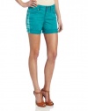 Silver Jeans Juniors Suki Short, Aqua, 34