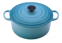 Le Creuset Signature Enameled Cast-Iron 2-Quart Round French Oven, Caribbean