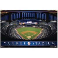 New York Yankees Yankee Stadium Poster Sports Poster Print, 34x22 New York Yankees Yankee Stadium Poster Sports Poster Print, 34x22