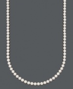Give the gift of eternal style. Belle de Mer's elegant necklace highlights grade A+, cultured freshwater pearls (7-1/2-8 mm) and a 14k gold clasp. Approximate length: 24 inches.