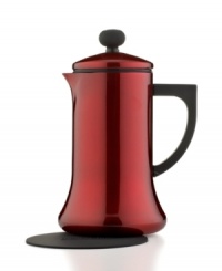 Hot off the press! You'll never have hot cocoa any other way after you've made it with this sleek stovetop chocolate pot. A durable aluminum body meticulously preps & froths the sweet stuff and draws out the richest and boldest notes of your favorite chocolate, plus the nonstick interior makes cleanup no big deal. Hot off the press! You'll never have hot cocoa any other way after you've made it with this sleek stovetop chocolate pot. A durable aluminum body meticulously preps & froths the sweet stuff and draws out the richest and boldest notes of your favorite chocolate, plus the nonstick interior makes cleanup no big deal.