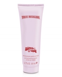 Hippie Chic by True Religion is just that, playful and sexiness intertwined with chic style and confidence. Intoxicating and addictive, notes include bright fruits, airy florals and sheer musks for a trail of sensuality. Experience Hippie Chic with this 6.7 oz Shimmering Body Lotion. Hippie Chic by True Religion is just that, playful and sexiness intertwined with chic style and confidence. Intoxicating and addictive, notes include bright fruits, airy florals and sheer musks for a trail of sensuality. Experience Hippie Chic with this 6.7 oz Shimmering Body Lotion.