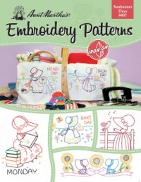 Aunt Martha's Sunbonnet Days Embroidery Transfer Pattern Book Kit Aunt Martha's Sunbonnet Days Embroidery Transfer Pattern Book Kit