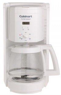 Cuisinart DCC-1000 Programmable Filter Brew 12-Cup Coffeemaker, White Cuisinart DCC-1000 Programmable Filter Brew 12-Cup Coffeemaker, White