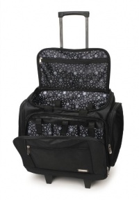Darice Rolling Scrap Book Tote, Black Darice Rolling Scrap Book Tote, Black