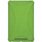 Amzer AMZ94386 Silicone Jelly Soft Skin Fit Case Cover for Asus Nexus 7, Google Nexus 7 - 1 Pack - Retail Packaging - Green