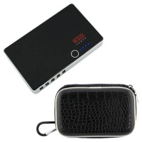 EZOPower 11000mAh 5 USB Port External Rechargable Power Bank Backup Battey Pack with Black Protective EVA Case for Cellphones, iPhone, iPod, iPad, Tablets, MP3, MP4, E-readers; Apple, Samung, Google, Acer, HTC, Nokia, Sony, Nook Tablets EZOPower 11000mAh 5 USB Port External Rechargable Power Bank Backup Battey Pack with Black Protective EVA Case for Cellphones, iPhone, iPod, iPad, Tablets, MP3, MP4, E-readers; Apple, Samung, Google, Acer, HTC, Nokia, Sony, Nook Tablets