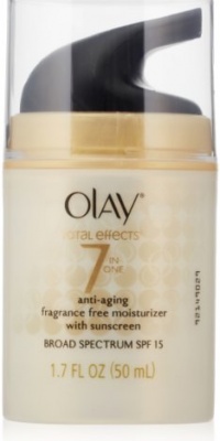 Olay Total Effects 7-in-1 Anti-Aging UV Moisturizer, SPF 15, 1.7 Ounce