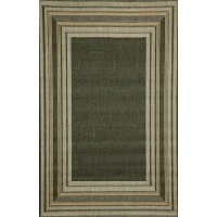 Terrace Etched Black Border Rug Rug Size: 4'11 x 7'6 Terrace Etched Black Border Rug Rug Size: 4'11 x 7'6