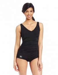 Speedo Women's Endurance Plus Side Shirred Tank Swimsuit