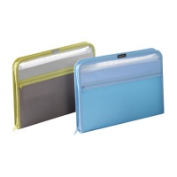 Globe-Weis Fabric Expanding Zip File, 13 Pocket, Letter Size, Assorted Colors (84087) Globe-Weis Fabric Expanding Zip File, 13 Pocket, Letter Size, Assorted Colors (84087)