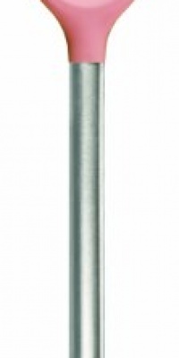 Tovolo 12-Inch Solid Silicone Spoon, Pink Tovolo 12-Inch Solid Silicone Spoon, Pink