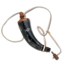 SZCO SUPPLIES 230956 Powder Horn, Black SZCO SUPPLIES 230956 Powder Horn, Black