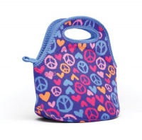 BUILT Neoprene Gourmet Getaway Mini Snack Tote, Summer of Love Indigo BUILT Neoprene Gourmet Getaway Mini Snack Tote, Summer of Love Indigo