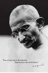 Mahatma Gandhi Learn As If You Were to Live Forever, Political Poster Print, 24 by 36-Inch Mahatma Gandhi Learn As If You Were to Live Forever, Political Poster Print, 24 by 36-Inch
