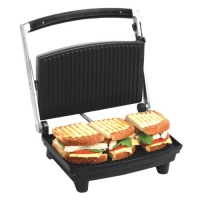 Maxi-Matic EPN-501 Elite Cuisine Electric Panini Grill with Non-Stick, Silver