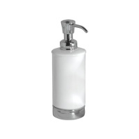 InterDesign York Soap Pump, White/Chrome InterDesign York Soap Pump, White/Chrome