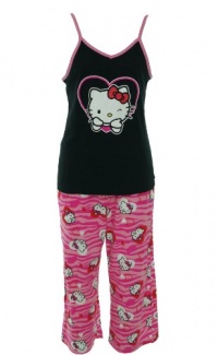 Hello Kitty Women's Hk Dreaming Of Love Two Piece Pajama Pant Set