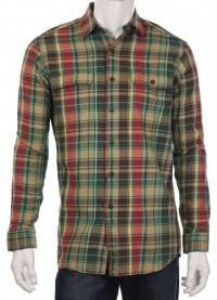 Ralph Lauren Men's Plaid Cotton Canvas Elbow Patch Shirt, Small Ralph Lauren Men's Plaid Cotton Canvas Elbow Patch Shirt, Small