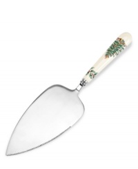 With an historic pattern starring the most cherished symbol of the season, this Christmas Tree cake server from Spode serveware is a festive gift to holiday dining. With an historic pattern starring the most cherished symbol of the season, this Christmas Tree cake server from Spode serveware is a festive gift to holiday dining.