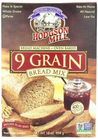 Hodgson Mill 9 Grain Bread Mix, 16-Ounce Boxes (Pack of 6) Hodgson Mill 9 Grain Bread Mix, 16-Ounce Boxes (Pack of 6)