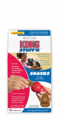 KONG Stuff'N Snacks, Peanut Butter, 7-Ounce, Small KONG Stuff'N Snacks, Peanut Butter, 7-Ounce, Small