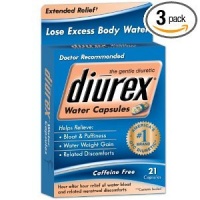 Diurex Water Capsules, 21-Count (Pack of 3) Diurex Water Capsules, 21-Count (Pack of 3)