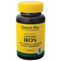 Nature's Plus - Chewable Iron W/ Vit C, 90 chewable tablets Nature's Plus - Chewable Iron W/ Vit C, 90 chewable tablets