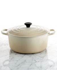 The more the merrier! Entertain and delight guests with the tender and succulent dishes this French oven prepares. From full roasts to whole fowl, this Signature piece masters slow cooking, evenly distributing and retaining heat and moving effortlessly from oven to table. Lifetime warranty. The more the merrier! Entertain and delight guests with the tender and succulent dishes this French oven prepares. From full roasts to whole fowl, this Signature piece masters slow cooking, evenly distributing and retaining heat and moving effortlessly from oven to table. Lifetime warranty.