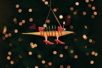 Patience Brewster Mini Gloria Alligator Ornament Patience Brewster Mini Gloria Alligator Ornament