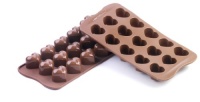 Silikomart Silicone Chocolate Heart Mold Silikomart Silicone Chocolate Heart Mold