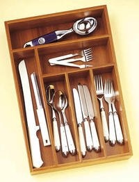 Lipper International Bamboo Deep Flatware Organizer Lipper International Bamboo Deep Flatware Organizer