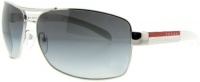 Prada Sunglasses SPS54I SILVER GRAY GRADIENT 1BC3M1 Prada Sunglasses SPS54I SILVER GRAY GRADIENT 1BC3M1