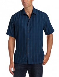John Henry Men's Windowpane Short Sleeve John Henry Men's Windowpane Short Sleeve