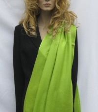 ONE PLY PURE PASHMINA WRAP (LIME GREEN) ONE PLY PURE PASHMINA WRAP (LIME GREEN)