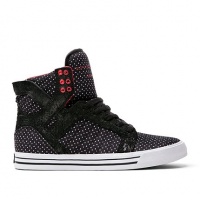 Supra - Mens Skytop High Top Shoes, Size: 12 D(M) US Mens, Color: Black / White/White Supra - Mens Skytop High Top Shoes, Size: 12 D(M) US Mens, Color: Black / White/White