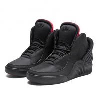Supra - Mens Chimera High Top Shoes, Size: 8 D(M) US Mens, Color: Black / Black / Red Supra - Mens Chimera High Top Shoes, Size: 8 D(M) US Mens, Color: Black / Black / Red