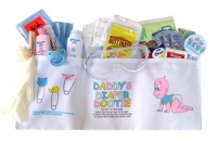 White Daddy's Diaper Dootie Tool Belt (Silk-Screened) White Daddy's Diaper Dootie Tool Belt (Silk-Screened)