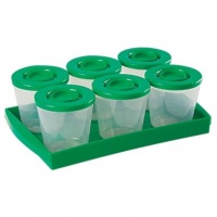 Fresh N Freeze 4 oz. Reusable Baby Food Containers 6-Pack Fresh N Freeze 4 oz. Reusable Baby Food Containers 6-Pack