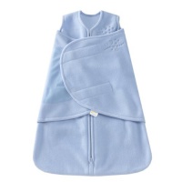 HALO SleepSack Micro-Fleece Swaddle, Baby Blue, Small HALO SleepSack Micro-Fleece Swaddle, Baby Blue, Small