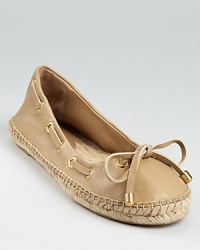 In the softest leather, these luxe espadrilles from Lauren Ralph Lauren exude classic style. In the softest leather, these luxe espadrilles from Lauren Ralph Lauren exude classic style.
